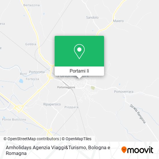 Mappa Amholidays Agenzia Viaggi&Turismo