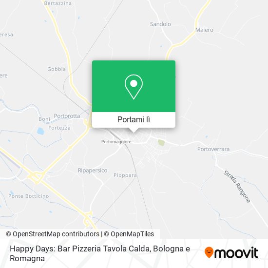Mappa Happy Days: Bar Pizzeria Tavola Calda
