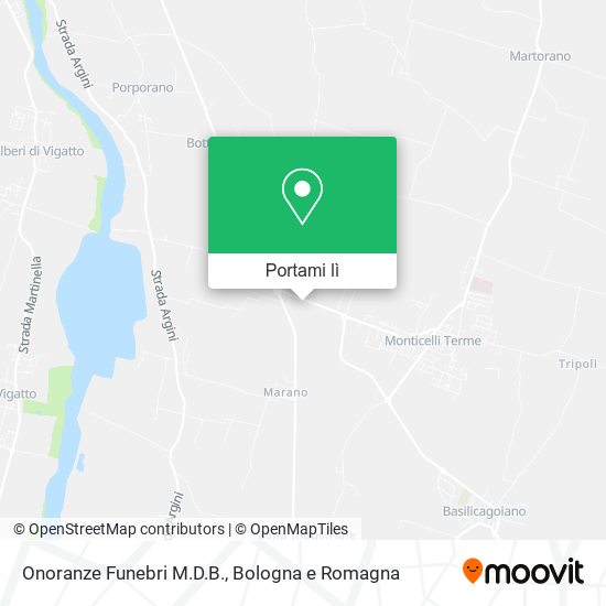 Mappa Onoranze Funebri M.D.B.