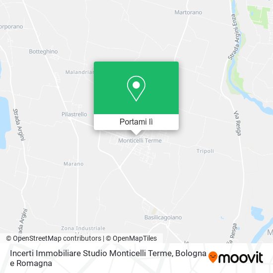 Mappa Incerti Immobiliare Studio Monticelli Terme