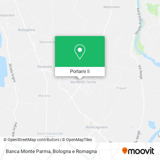 Mappa Banca Monte Parma