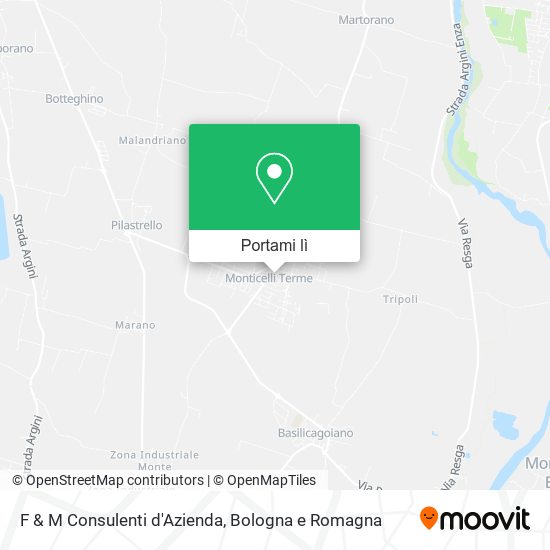 Mappa F & M Consulenti d'Azienda