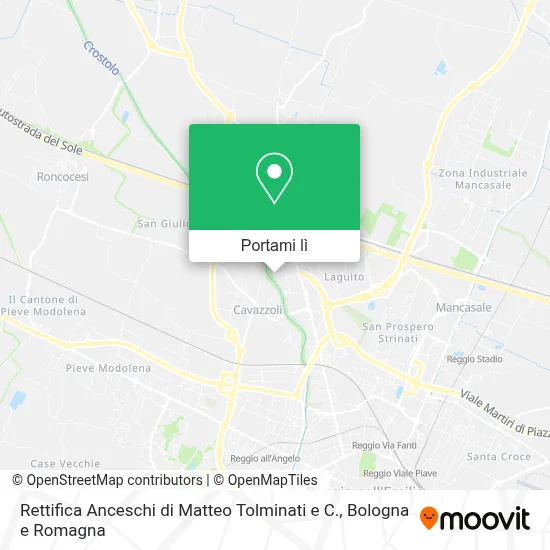 Mappa Rettifica Anceschi di Matteo Tolminati e C.