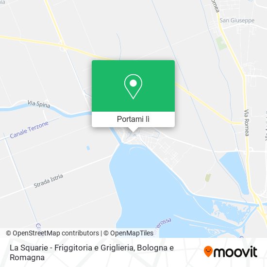Mappa La Squarie - Friggitoria e Griglieria
