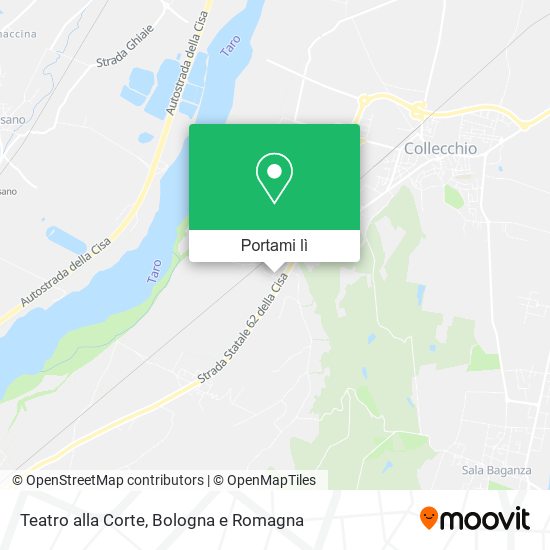 Mappa Teatro alla Corte