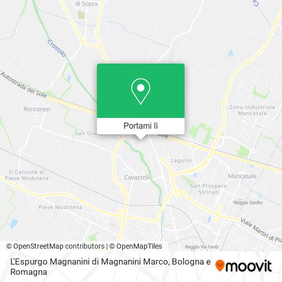 Mappa L'Espurgo Magnanini di Magnanini Marco