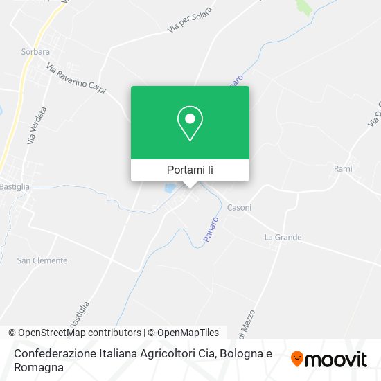 Mappa Confederazione Italiana Agricoltori Cia