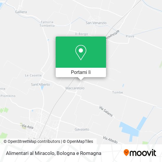 Mappa Alimentari al Miracolo