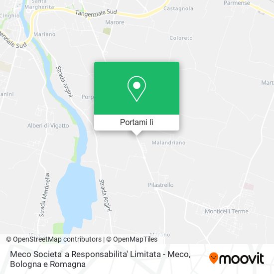 Mappa Meco Societa' a Responsabilita' Limitata - Meco