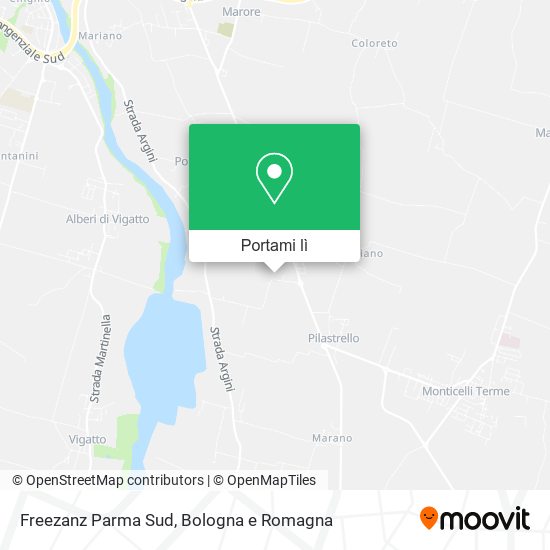 Mappa Freezanz Parma Sud