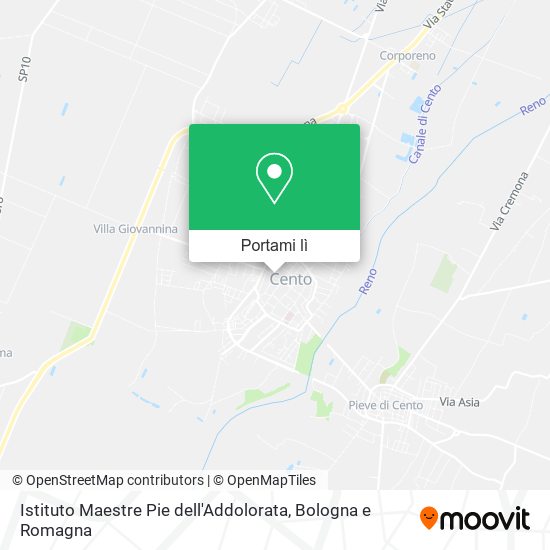Mappa Istituto Maestre Pie dell'Addolorata
