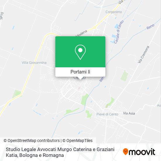 Mappa Studio Legale Avvocati Murgo Caterina e Graziani Katia