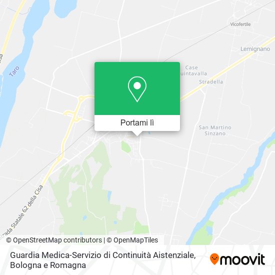 Mappa Guardia Medica-Servizio di Continuità Aistenziale