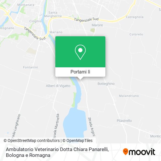 Mappa Ambulatorio Veterinario Dotta Chiara Panarelli
