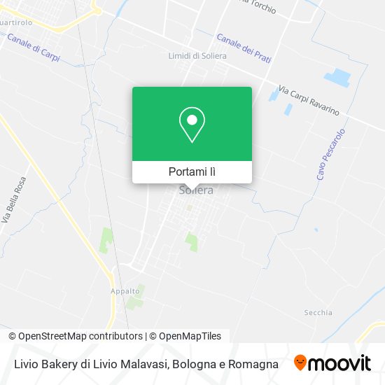 Mappa Livio Bakery di Livio Malavasi