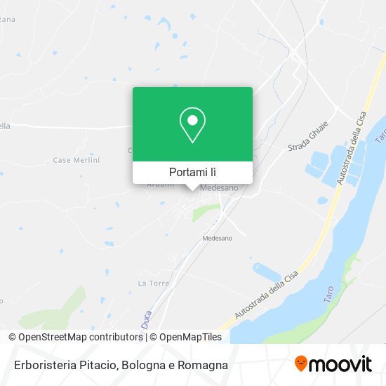 Mappa Erboristeria Pitacio