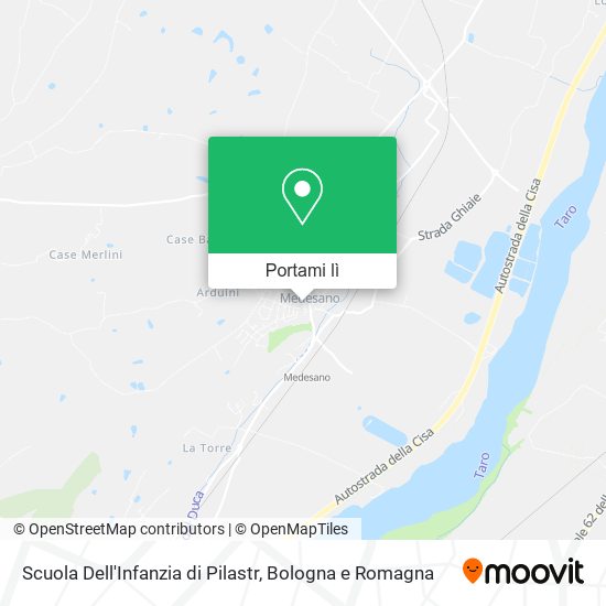 Mappa Scuola Dell'Infanzia di Pilastr