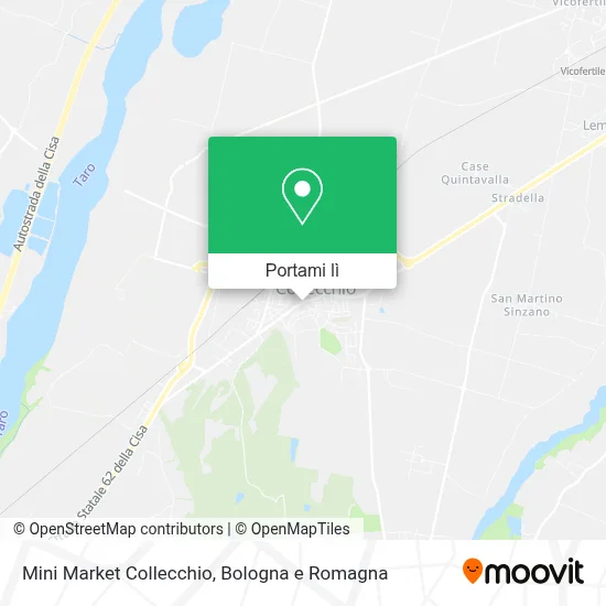 Mappa Mini Market Collecchio