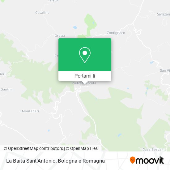 Mappa La Baita Sant'Antonio