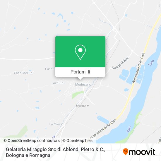 Mappa Gelateria Miraggio Snc di Ablondi Pietro & C.
