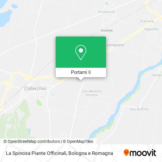 Mappa La Spinosa Piante Officinali
