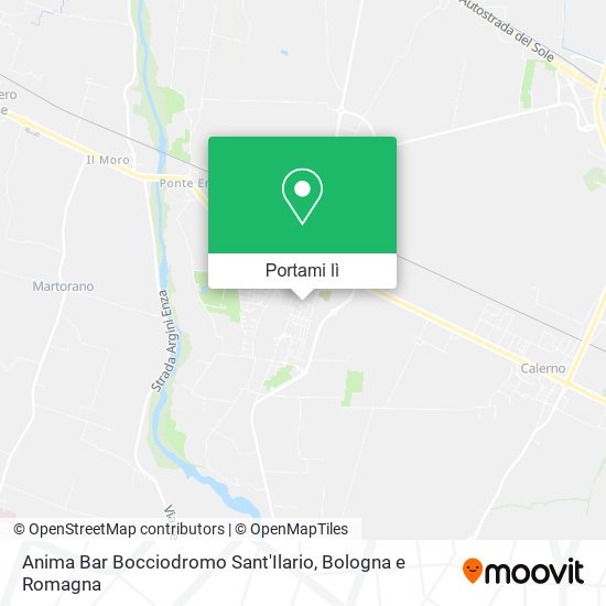 Mappa Anima Bar Bocciodromo Sant'Ilario