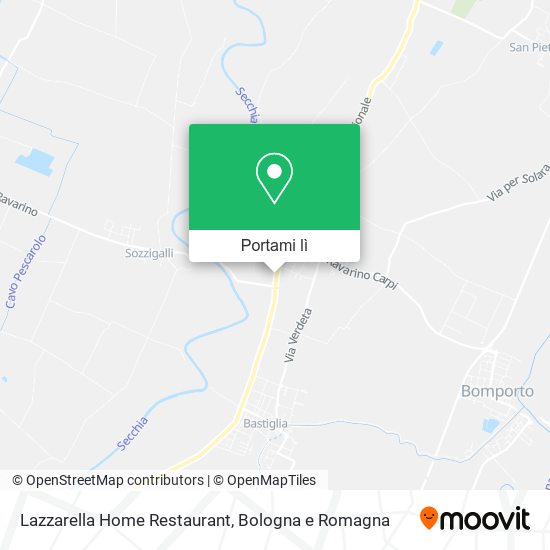 Mappa Lazzarella Home Restaurant