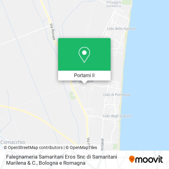 Mappa Falegnameria Samaritani Eros Snc di Samaritani Marilena & C.