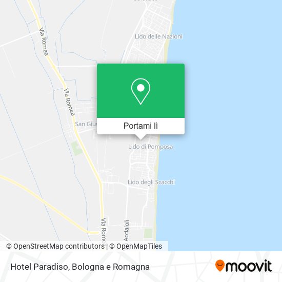 Mappa Hotel Paradiso