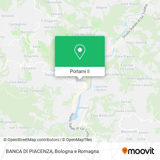 Mappa BANCA DI PIACENZA