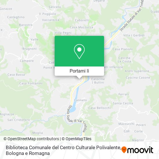 Mappa Biblioteca Comunale del Centro Culturale Polivalente