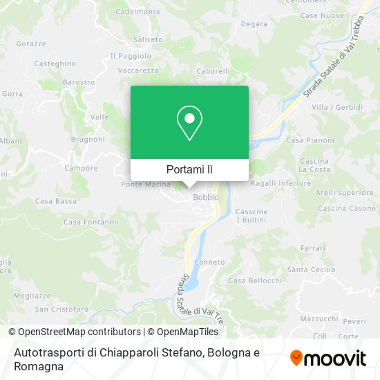 Mappa Autotrasporti di Chiapparoli Stefano