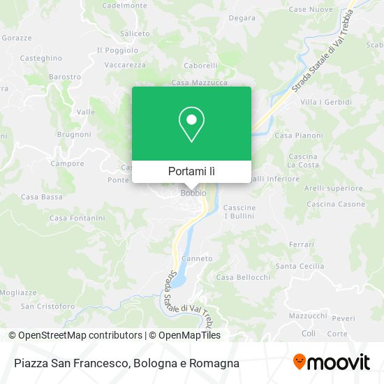 Mappa Piazza San Francesco
