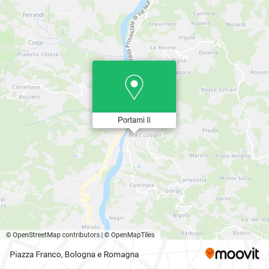 Mappa Piazza Franco