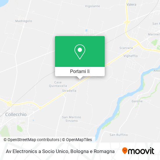 Mappa Av Electronics a Socio Unico