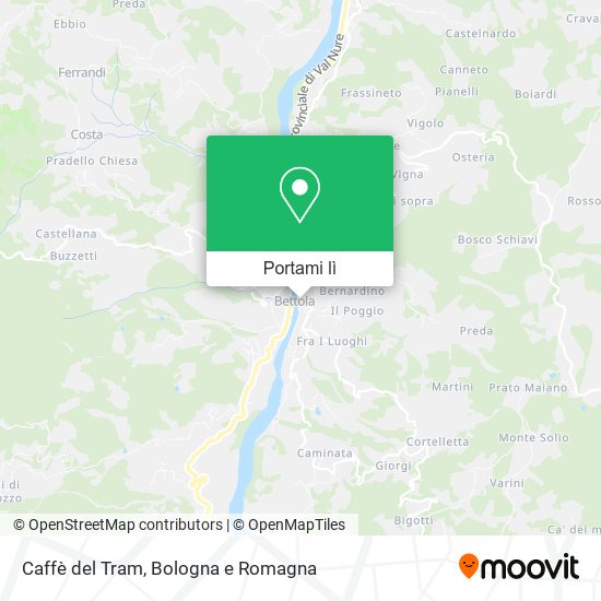 Mappa Caffè del Tram