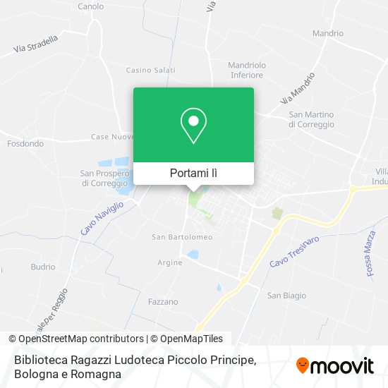 Mappa Biblioteca Ragazzi Ludoteca Piccolo Principe