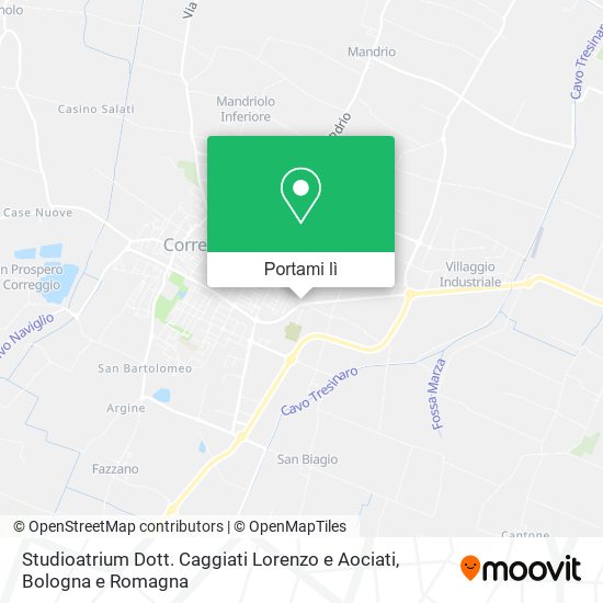 Mappa Studioatrium Dott. Caggiati Lorenzo e Aociati