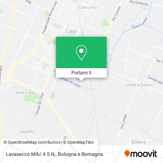 Mappa Lavasecco Milu' 4 S.N.
