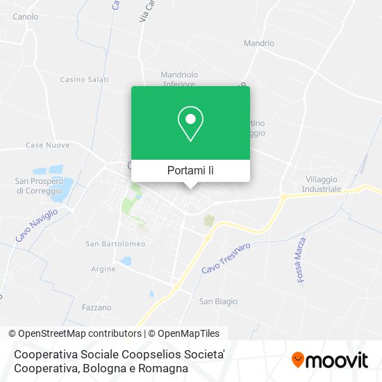 Mappa Cooperativa Sociale Coopselios Societa' Cooperativa