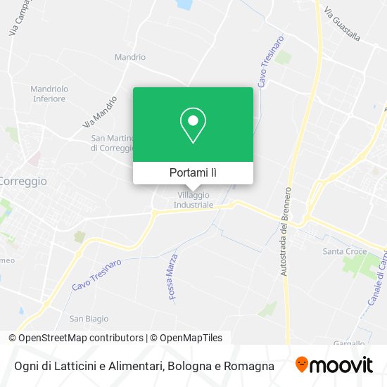 Mappa Ogni di Latticini e Alimentari