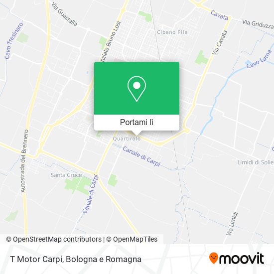 Mappa T Motor Carpi