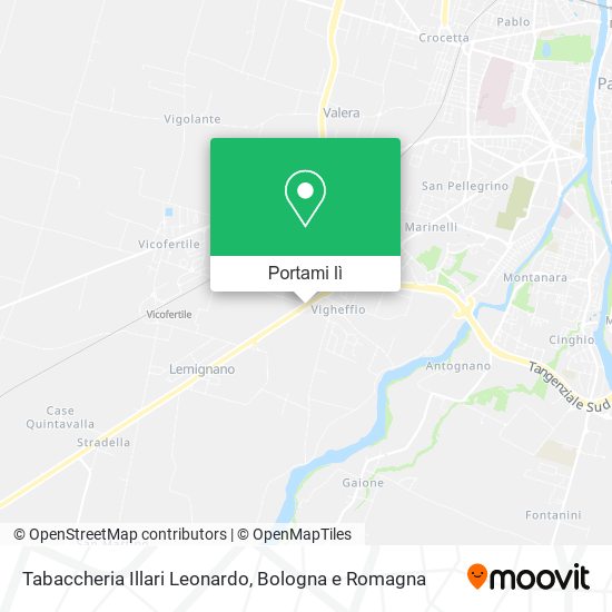 Mappa Tabaccheria Illari Leonardo