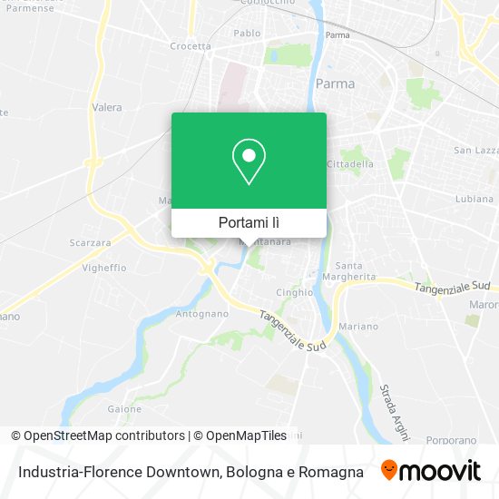 Mappa Industria-Florence Downtown