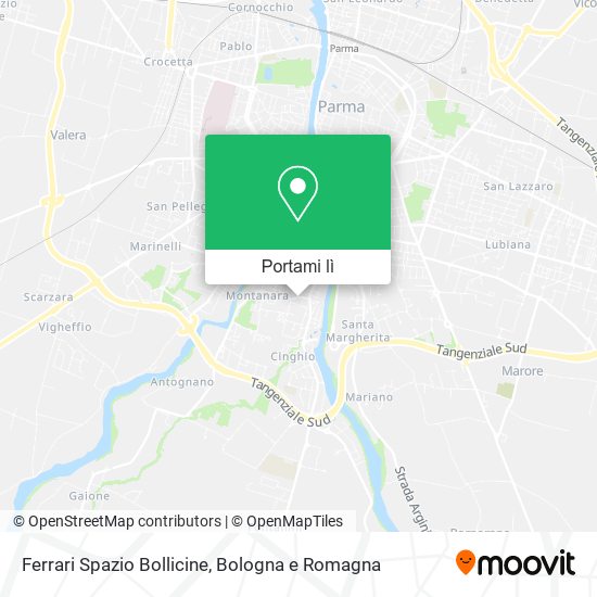 Mappa Ferrari Spazio Bollicine