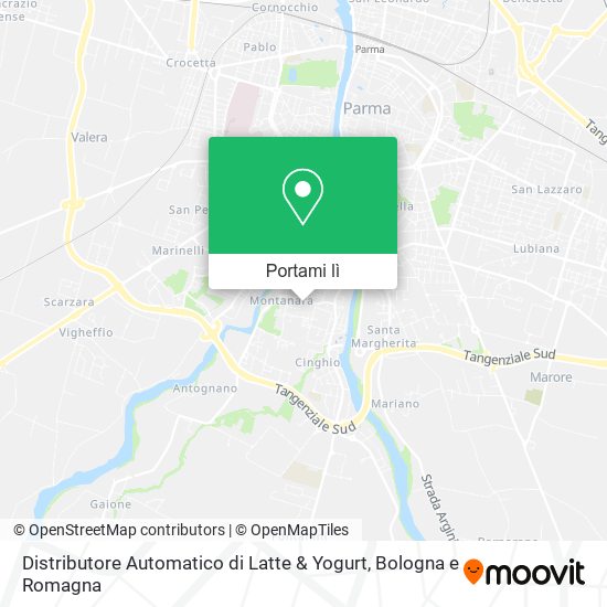 Mappa Distributore Automatico di Latte & Yogurt
