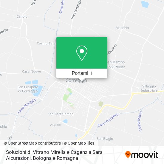 Mappa Soluzioni di Vitrano Mirella e Cagenzia Sara Aicurazioni