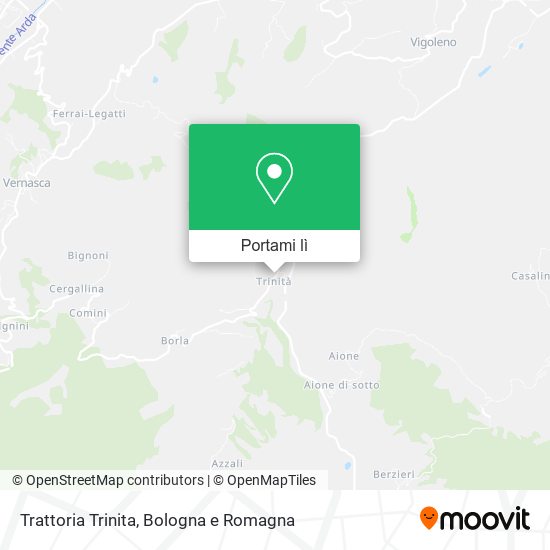 Mappa Trattoria Trinita