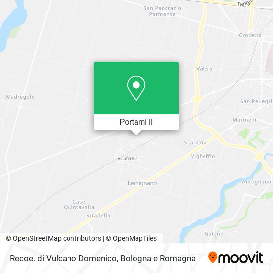 Mappa Recoe. di Vulcano Domenico