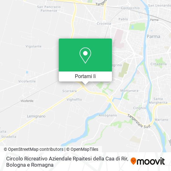 Mappa Circolo Ricreativo Aziendale Rpaitesi della Caa di Rir